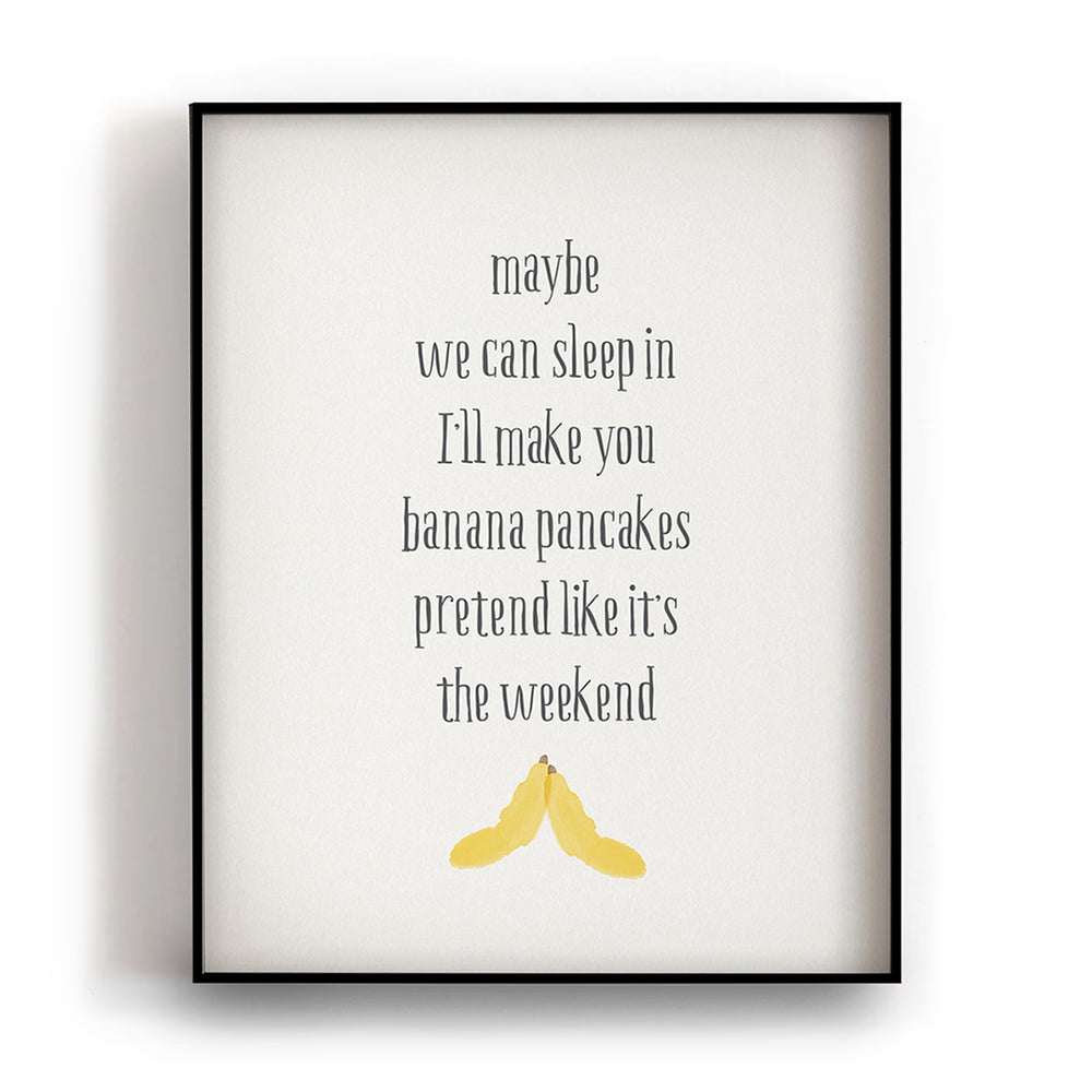 Banana Pancakes by Jack Johnson