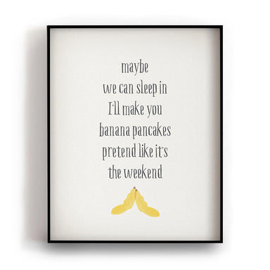 Banana Pancakes by Jack Johnson