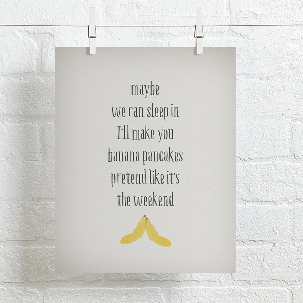 Banana Pancakes | Jack Johnson