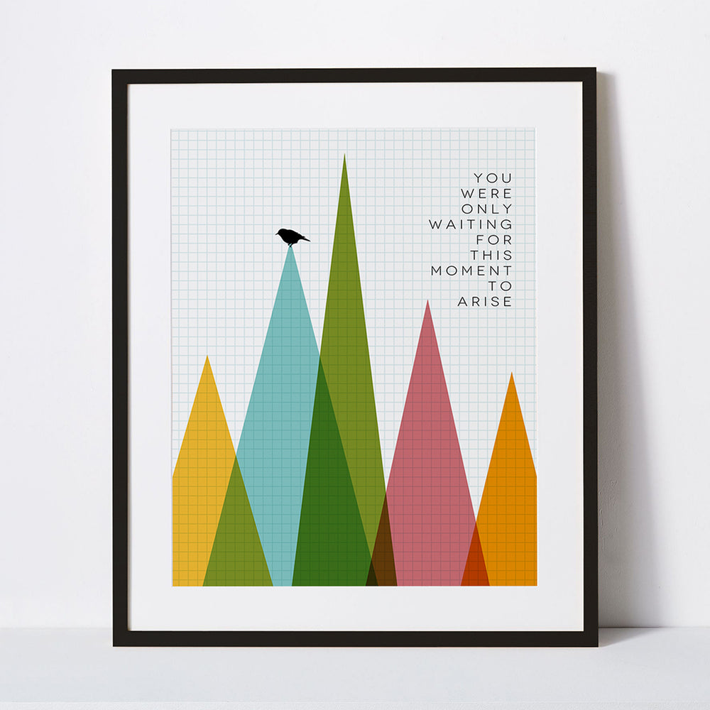 Blackbird | The Beatles - Inspirational Song Lyric Wall Art Print Music Poster