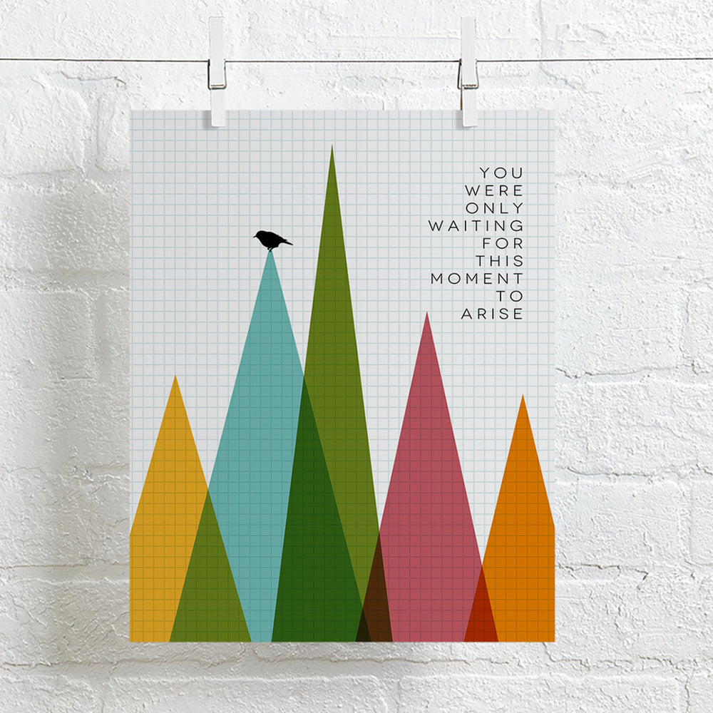 Blackbird | The Beatles - Inspirational Song Lyric Wall Art Print Music Poster