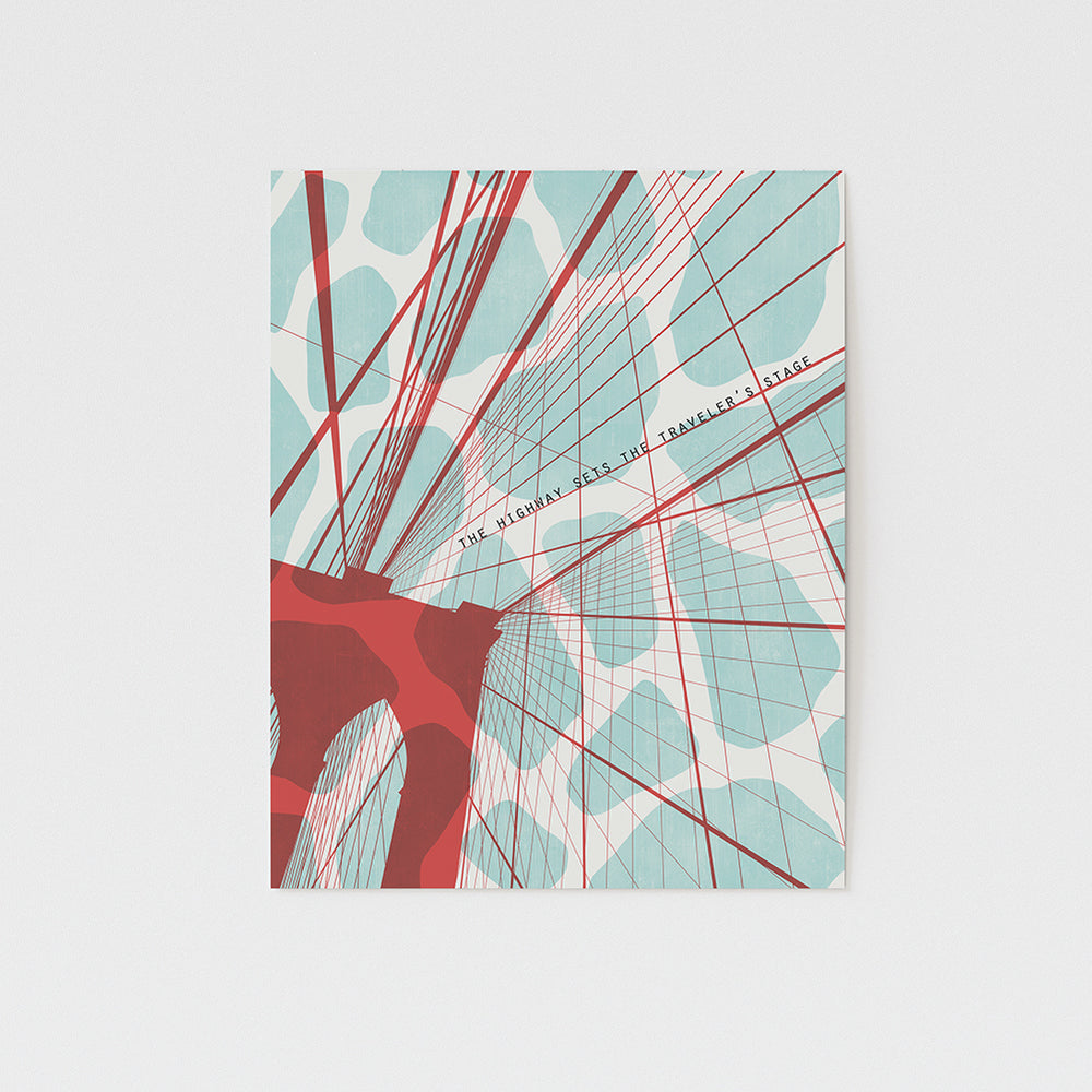 the highway sets the traveler's stage