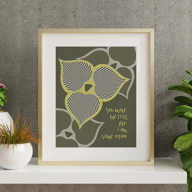 Love Song | The Cure - Song Lyric Wall Art Print Coastal Music Poster