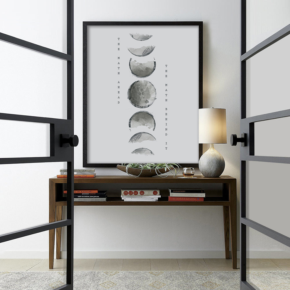 21 Moon Water | Bon Iver song lyric wall art