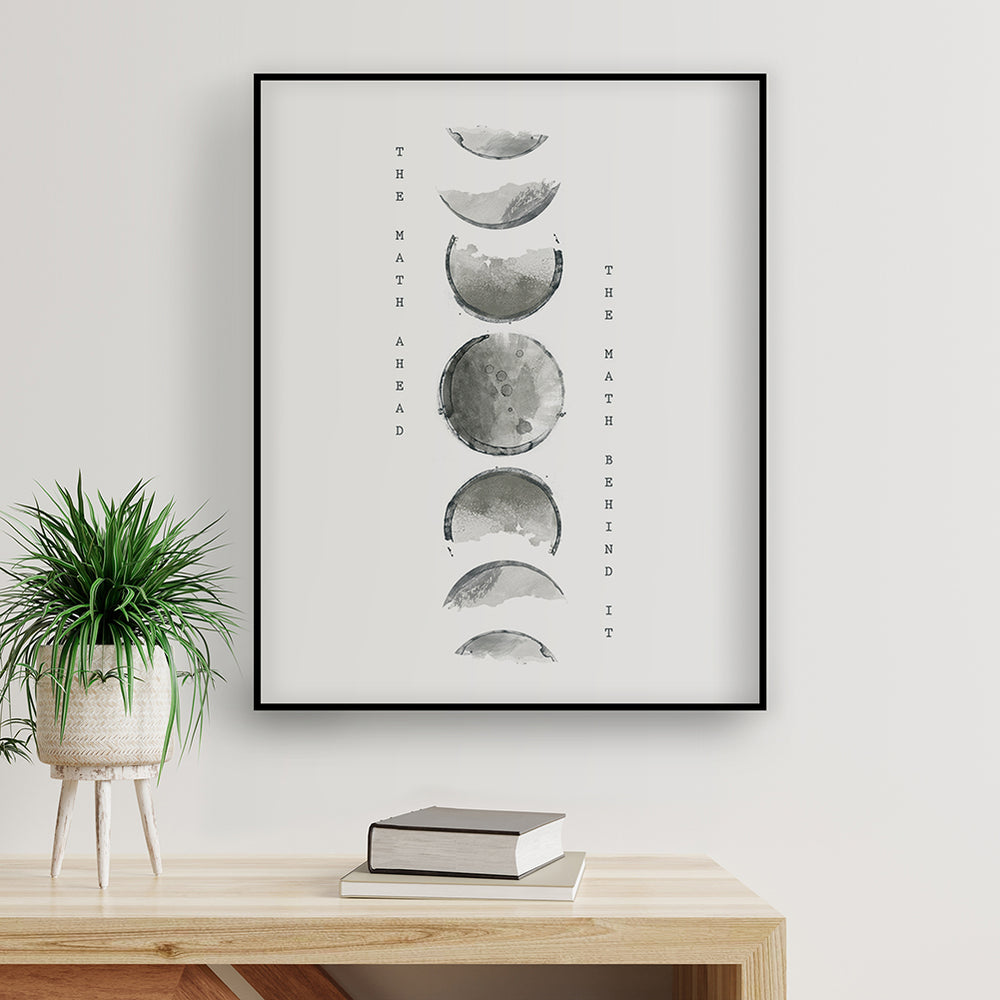 21 Moon Water | Bon Iver song lyric wall art