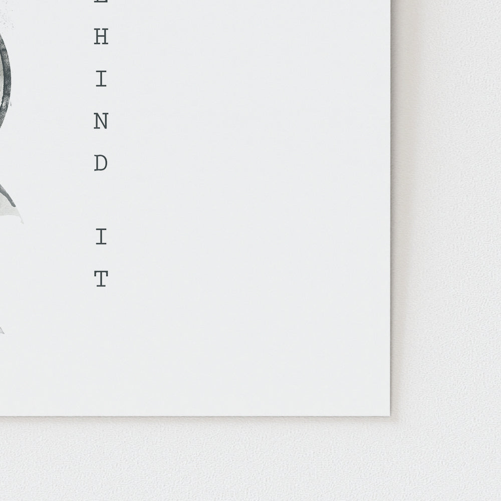 21 Moon Water | Bon Iver song lyric wall art