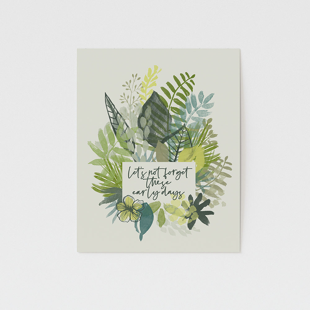 lets not forget these early days