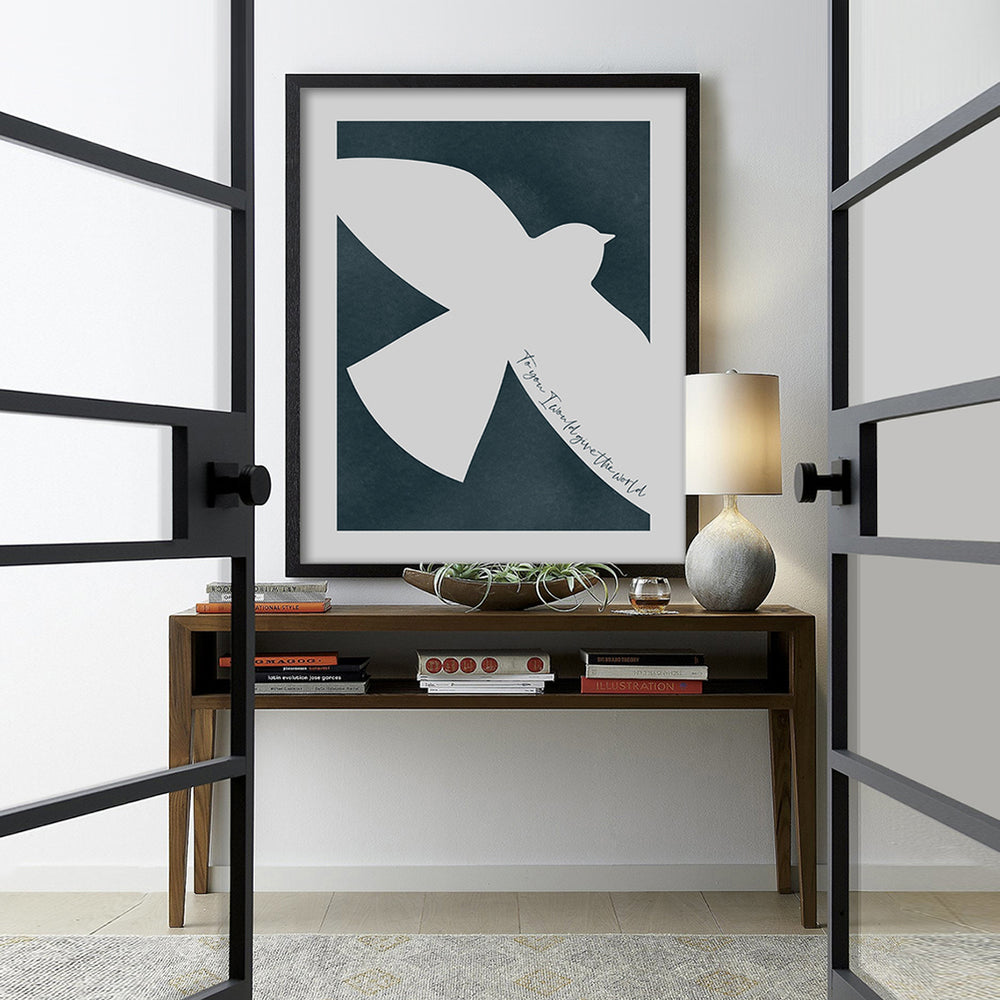 Lyrical Artworks song lyric wall art print