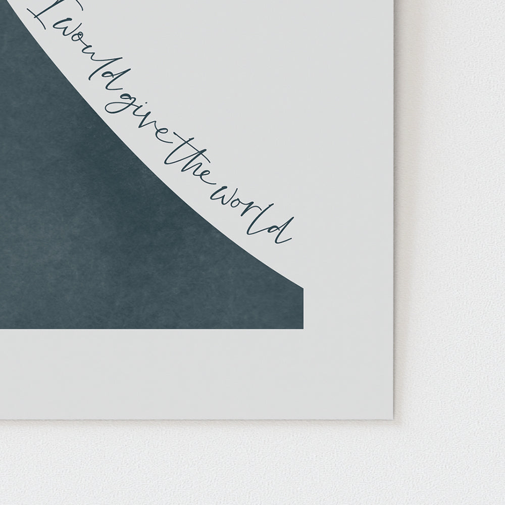 Songbird | Fleetwood Mac - Minimalist Song Lyric Wall Art Print