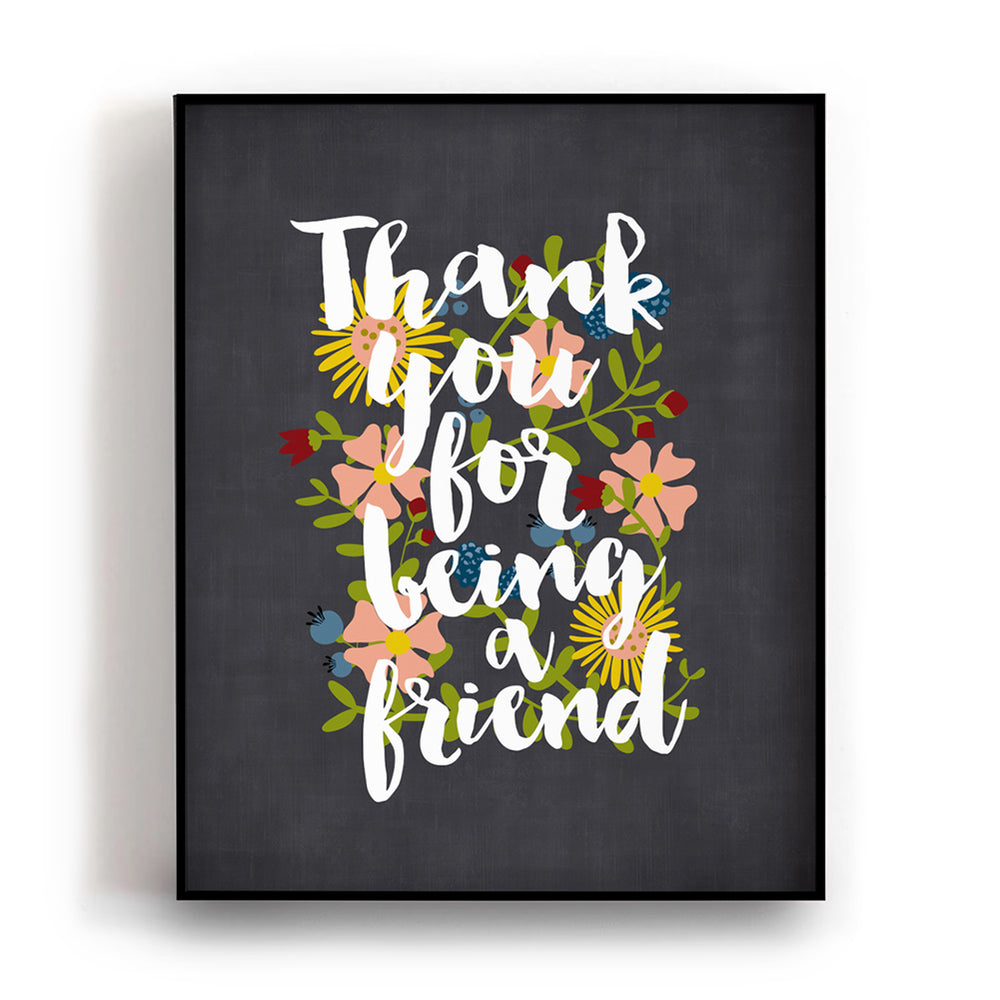 Thank You For Being A Friend | Golden Girls theme song lyric art