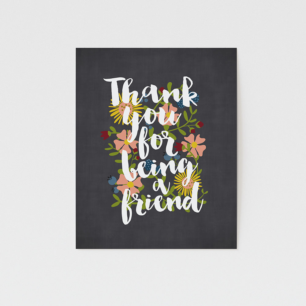 Thank You For Being A Friend | Golden Girls theme song lyric art
