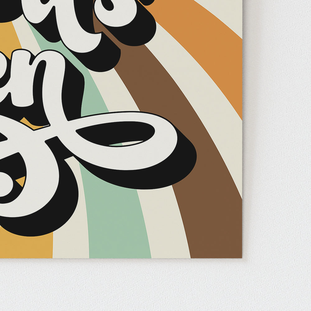 Truckin' | Grateful Dead - retro decor song lyric art print