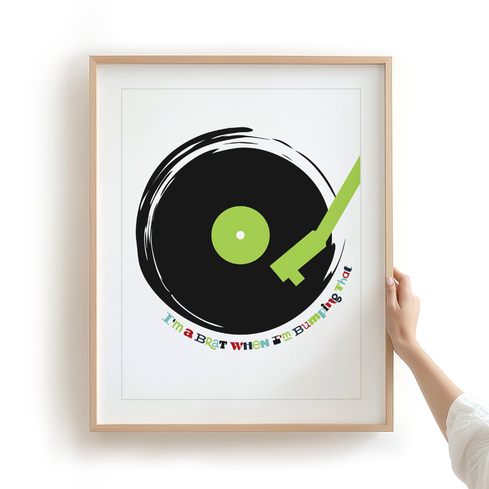 365 | Charli xcx - Song Lyrics Art Print