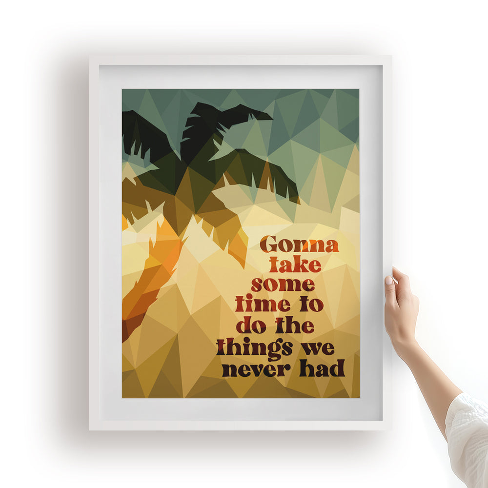 Africa | Toto - Song Lyrics Art Print
