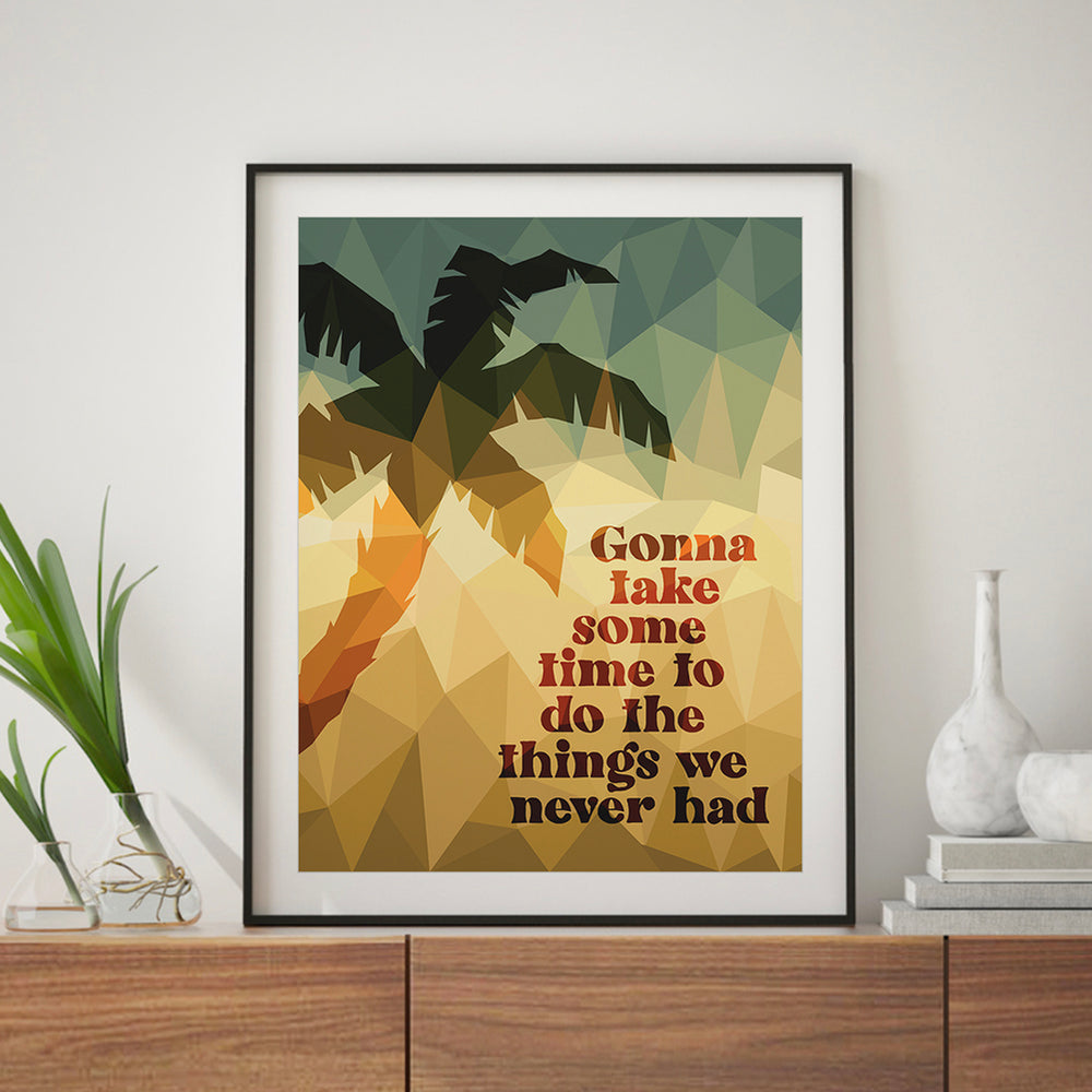 Africa | Toto - Song Lyrics Art Print
