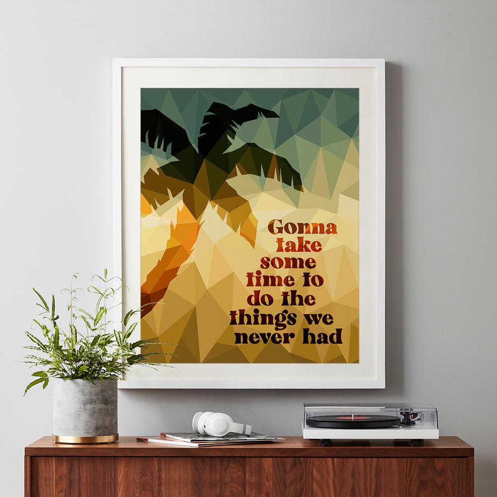 Africa | Toto - Song Lyrics Art Print