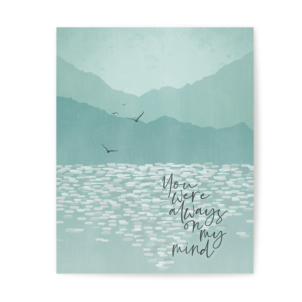 Always On My Mind | Elvis - Song Lyrics Art Print