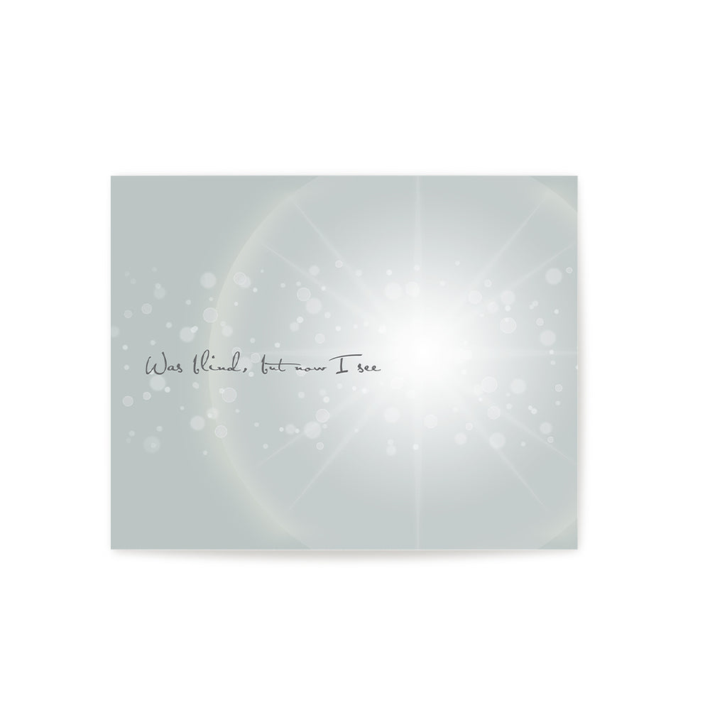 Amazing Grace - Song Lyrics Art Print