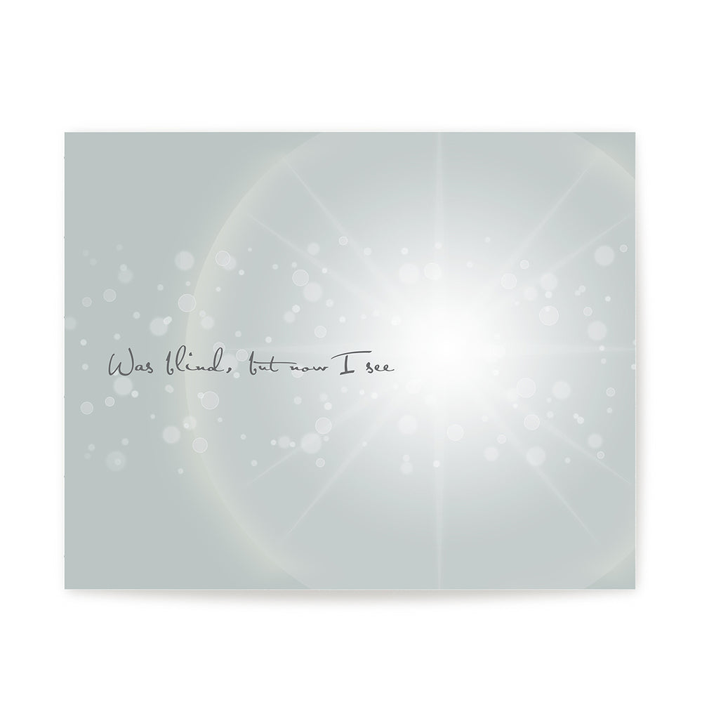 Amazing Grace - Song Lyrics Art Print