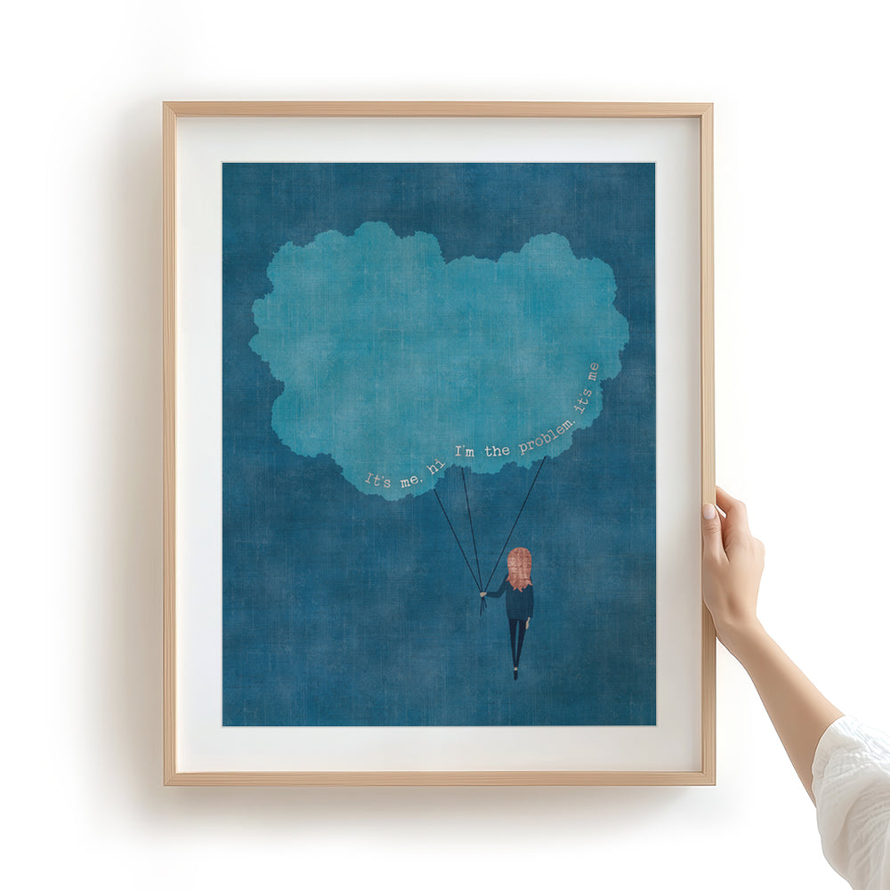 Anti-Hero | Taylor Swift - Song Lyrics Wall Art Print