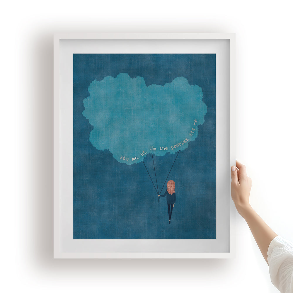 Anti-Hero | Taylor Swift - Song Lyrics Wall Art Print