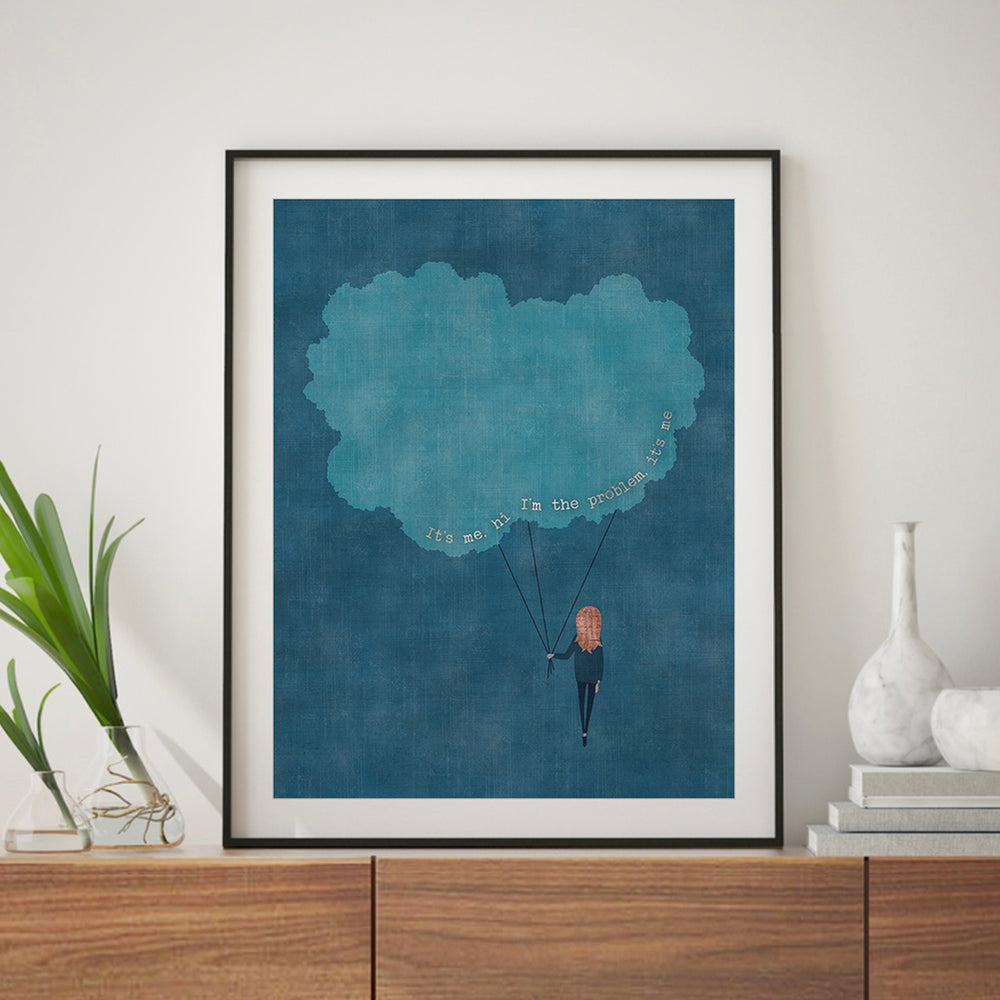 Anti-Hero | Taylor Swift - Song Lyrics Wall Art Print