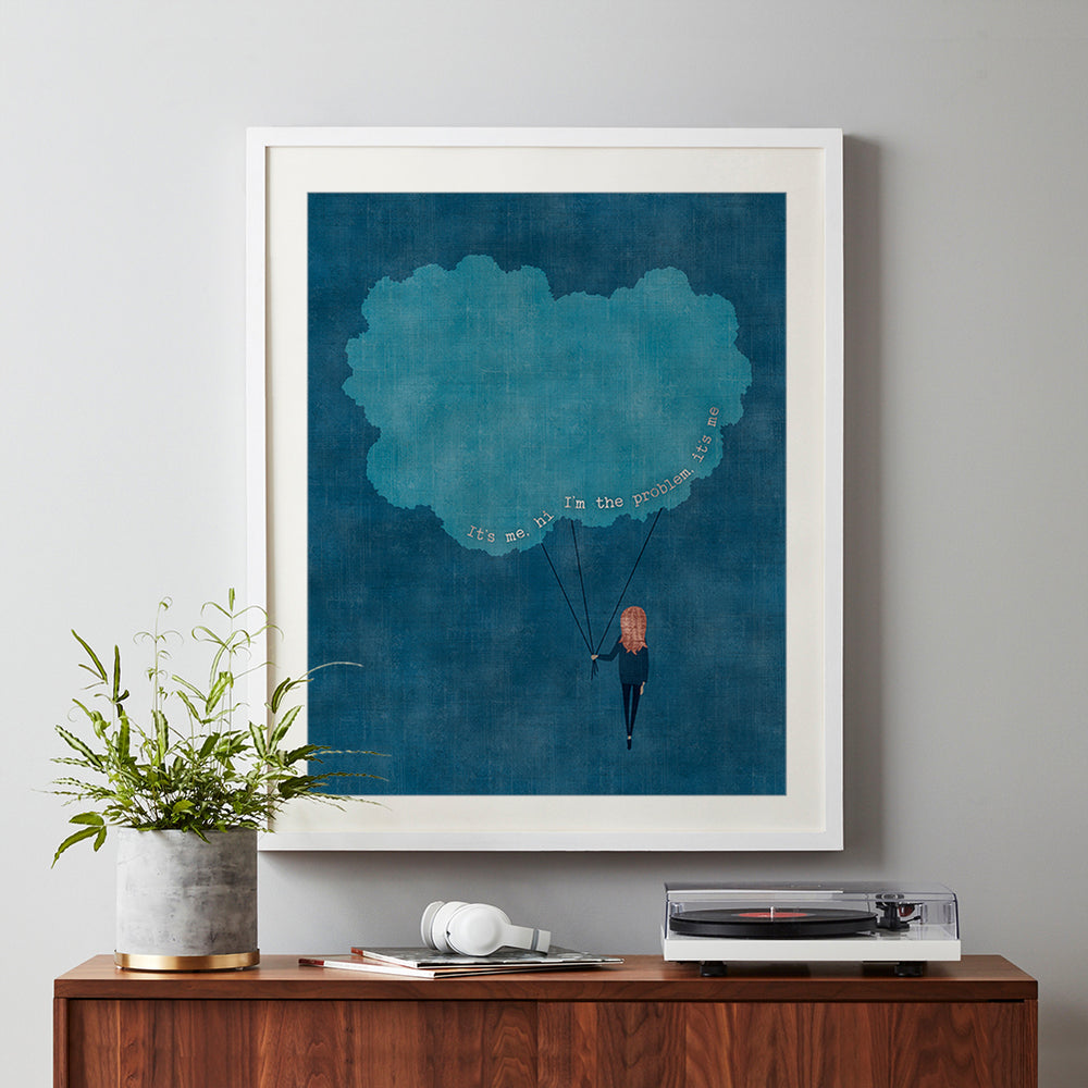 Anti-Hero | Taylor Swift - Song Lyrics Wall Art Print