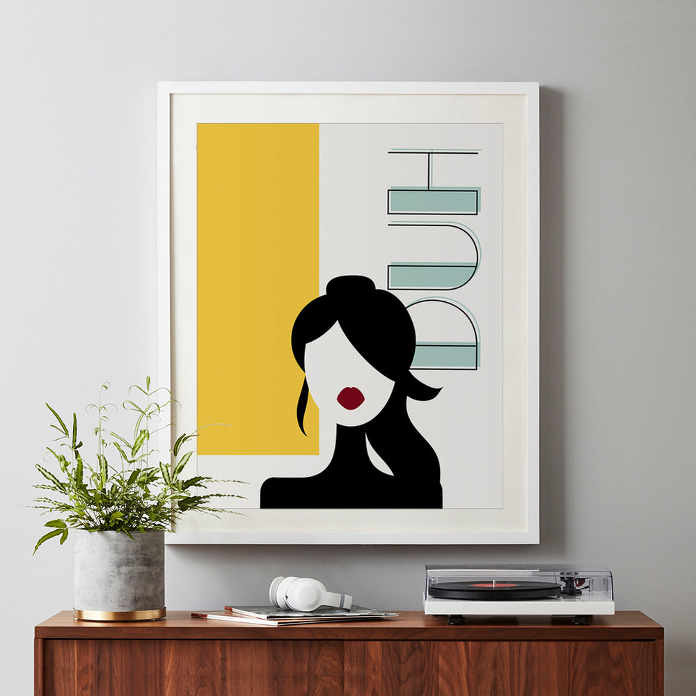 Bad Guy | Billie Eilish - Song Lyrics Art Print Music Poster