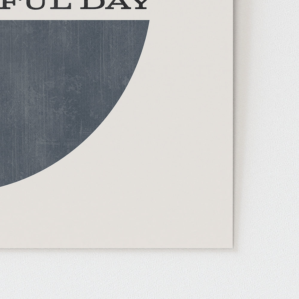 Beautiful Day | U2 - Mid-Century Modern Song Lyric Wall Art Print