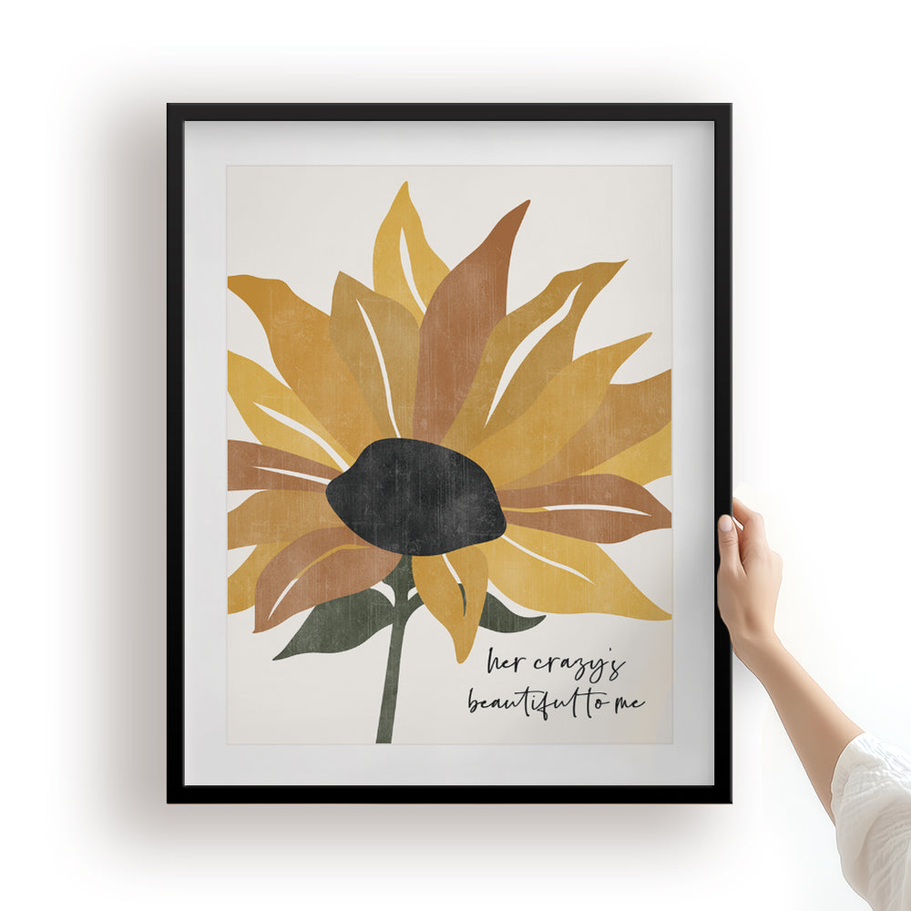 Beautiful Crazy | Luke Combs - Country Music Song Lyrics Art Print