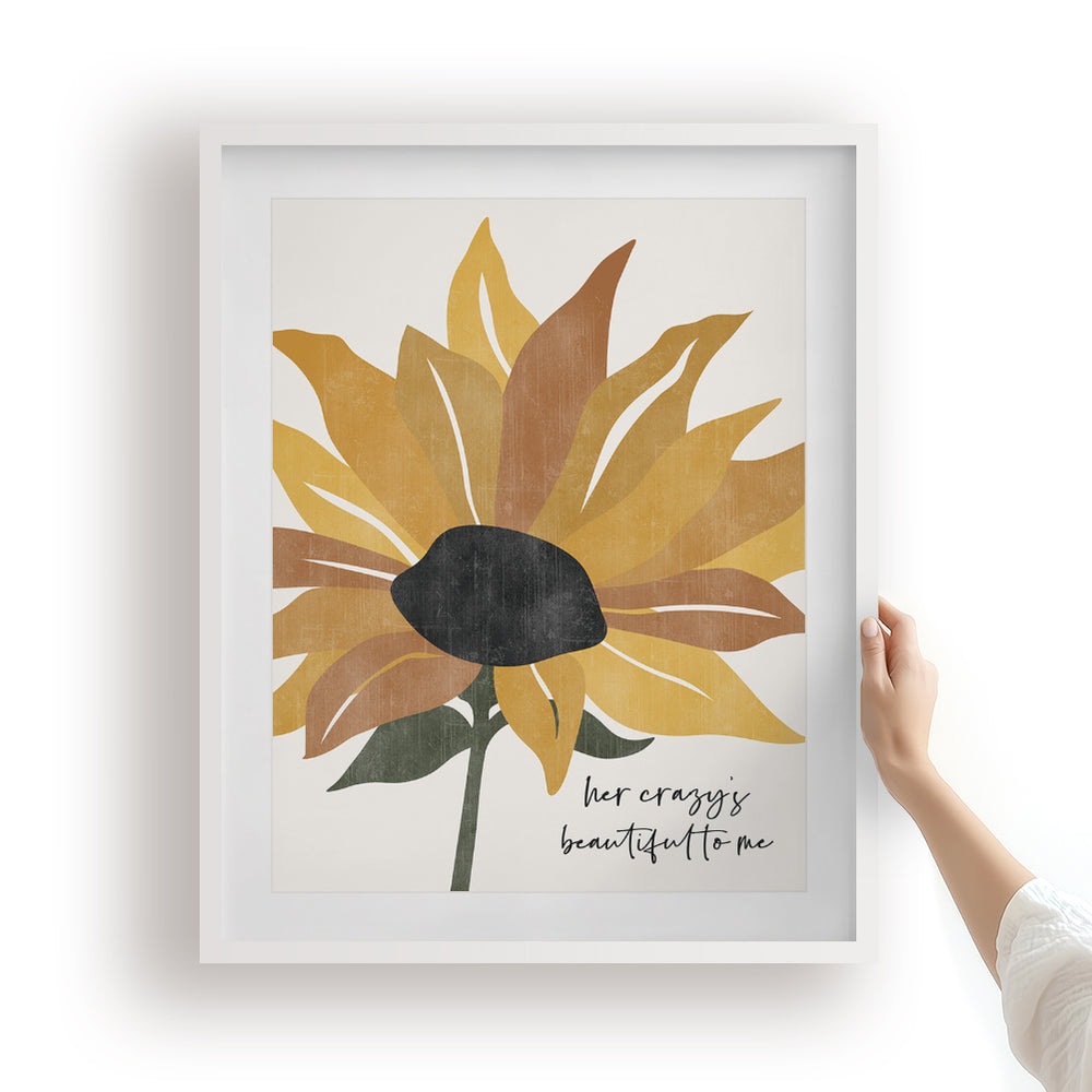 Beautiful Crazy | Luke Combs - Country Music Song Lyrics Art Print