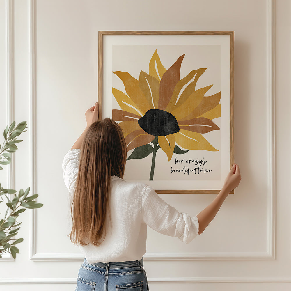 Beautiful Crazy | Luke Combs - Country Music Song Lyrics Art Print