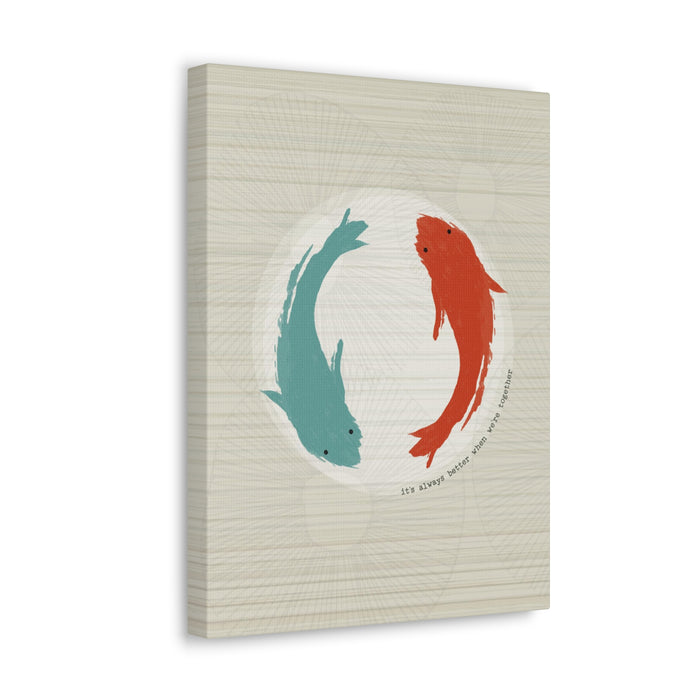 Better Together | Jack Johnson - song lyric canvas wall art