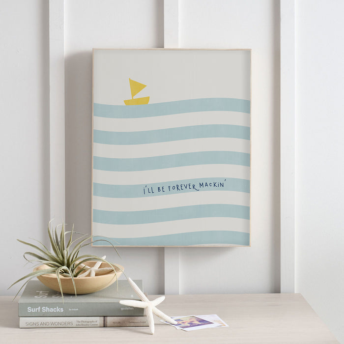 sailboat nursery art