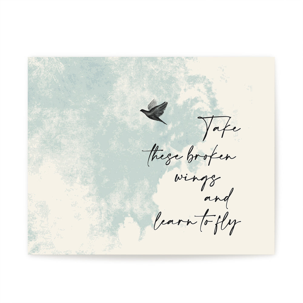 Blackbird v3 | The Beatles - Song Lyrics Art Print