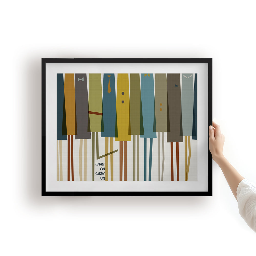 Queen | Bohemian Rhapsody - Song Lyrics Wall Art Print