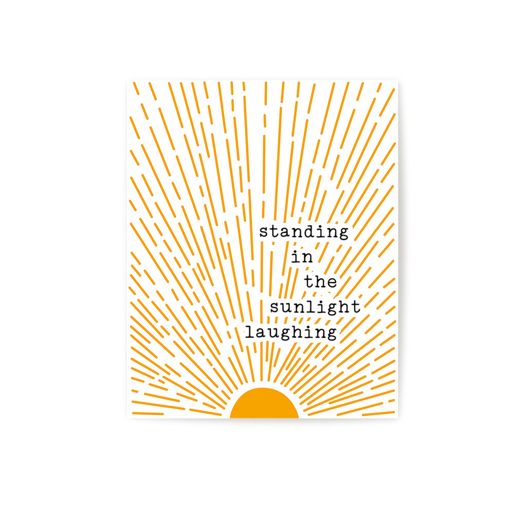 Brown Eyed Girl | Van Morrison - inspirational sunshine song lyric boho wall art