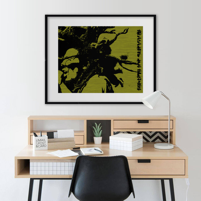 Bob Marley song lyric art