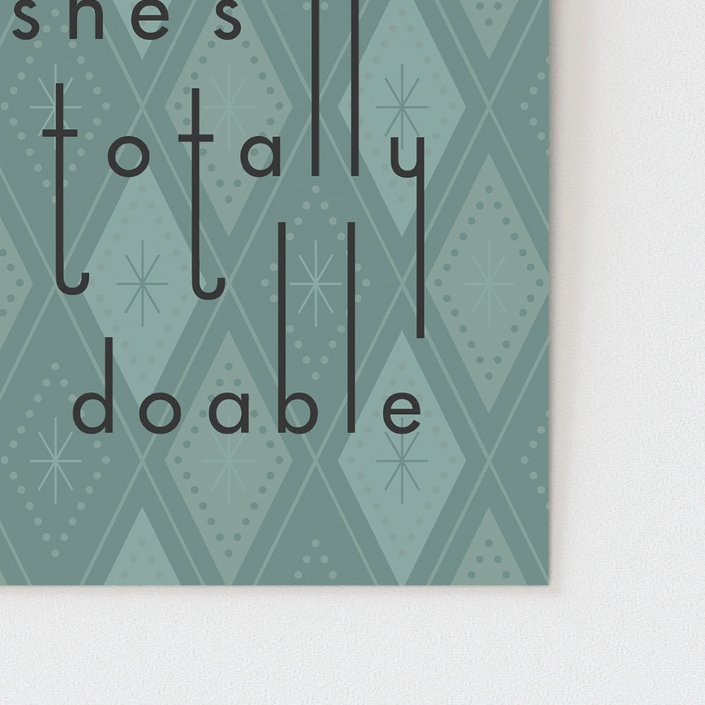 Bye Bye Symphony | Foxy Shazam - mid century modern song lyric cocktail art print