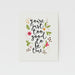 you're just too good to be true song lyric wall art print
