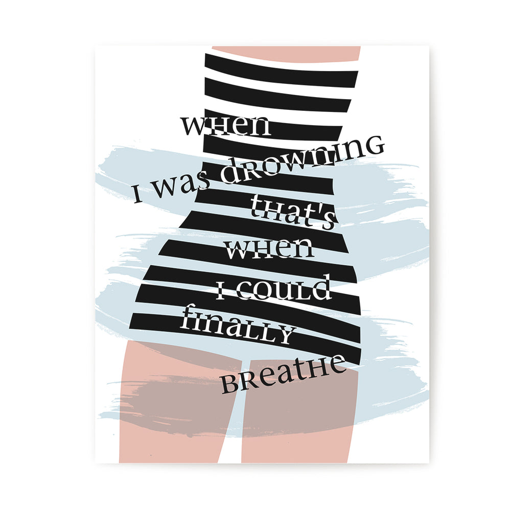 Clean | Taylor Swift - Song Lyrics Art Print