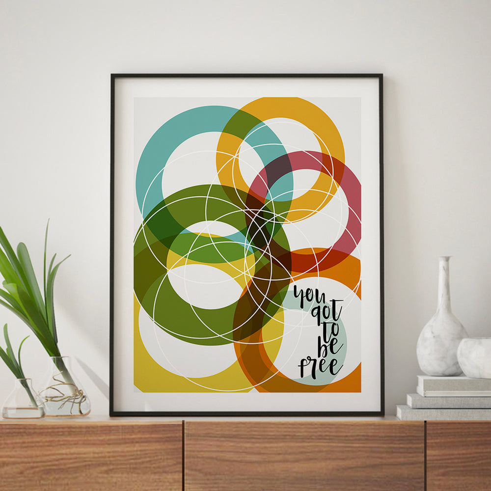 Come Together | The Beatles - Song Lyrics Wall Art Print