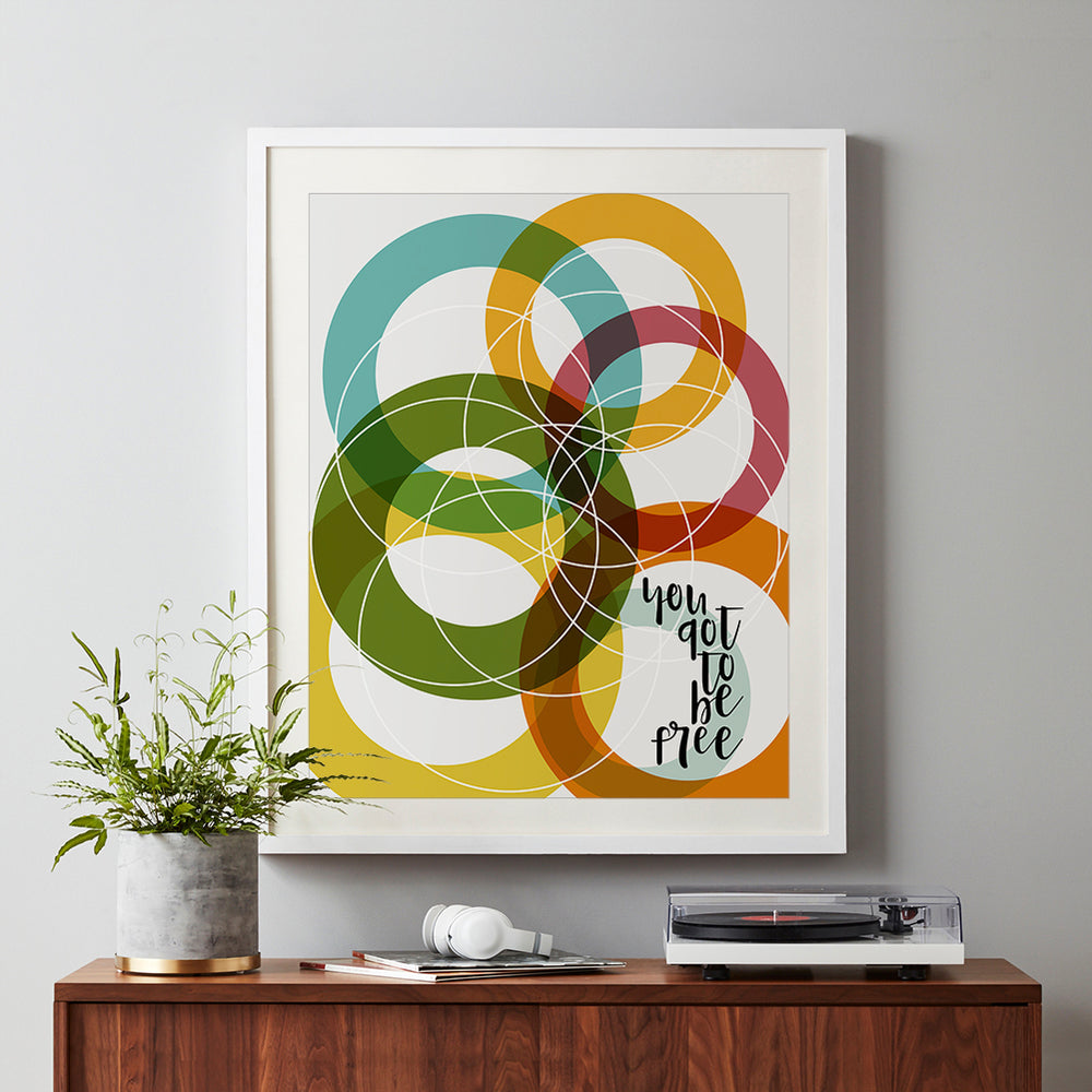 Come Together | The Beatles - Song Lyrics Wall Art Print