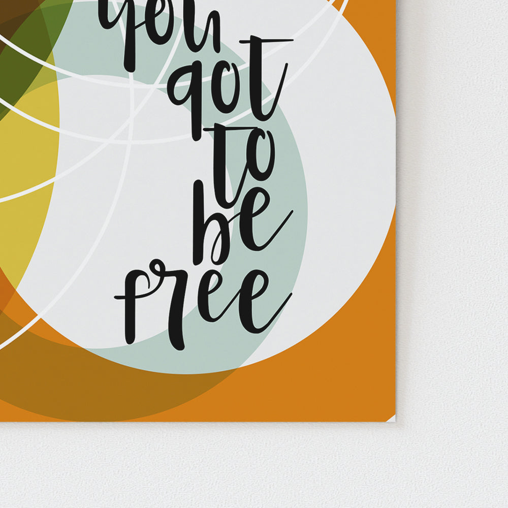 Come Together | The Beatles - Song Lyrics Wall Art Print