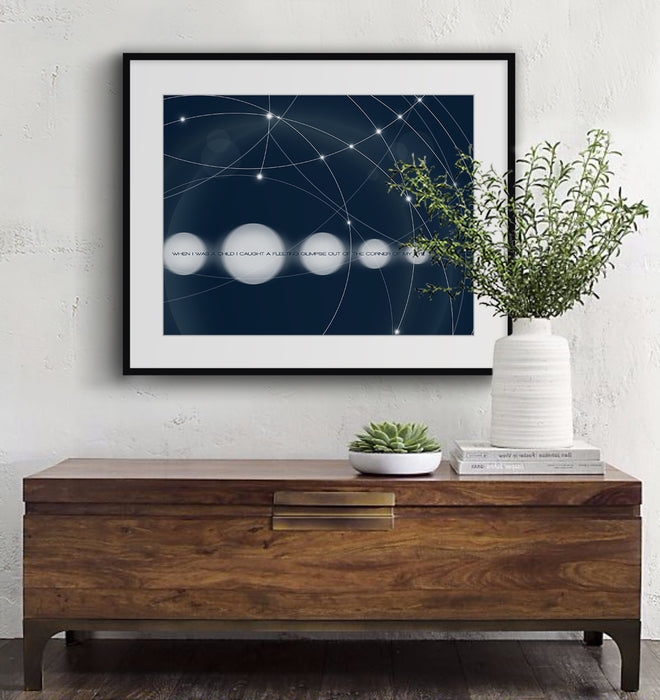 subtle Pink Floyd poster
