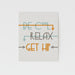 be cool relax get hip song lyric wall art print