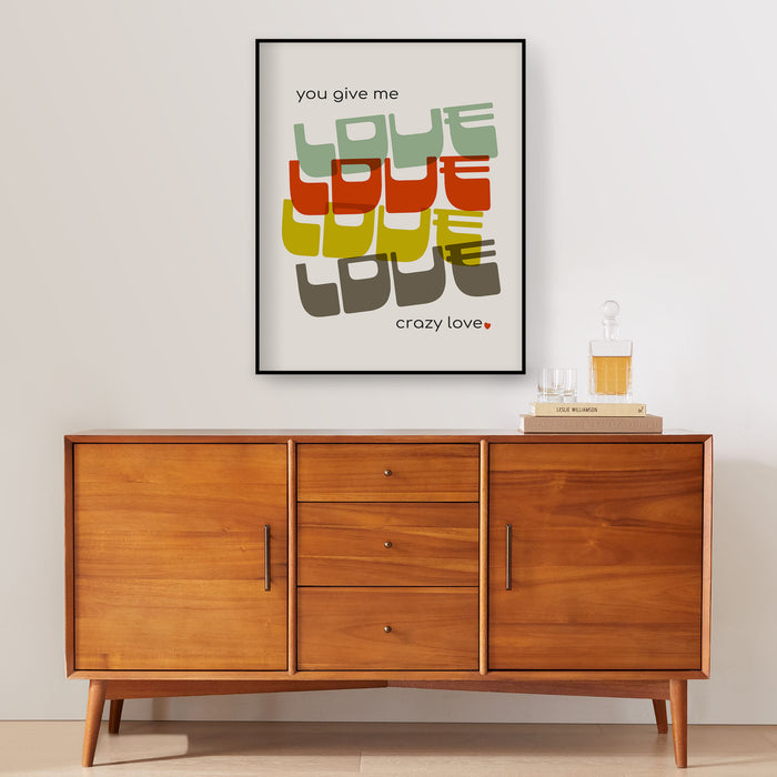 mid-century modern wall art