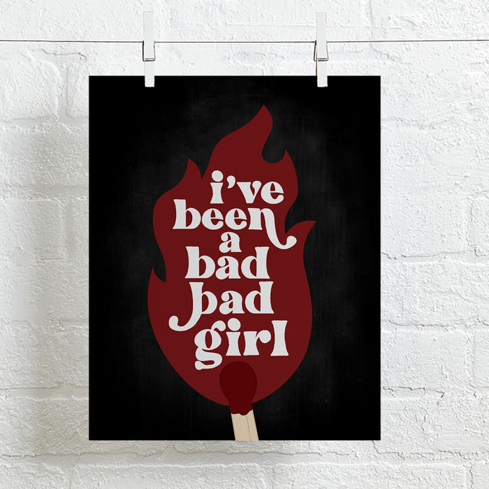 I've been a bad bad girl