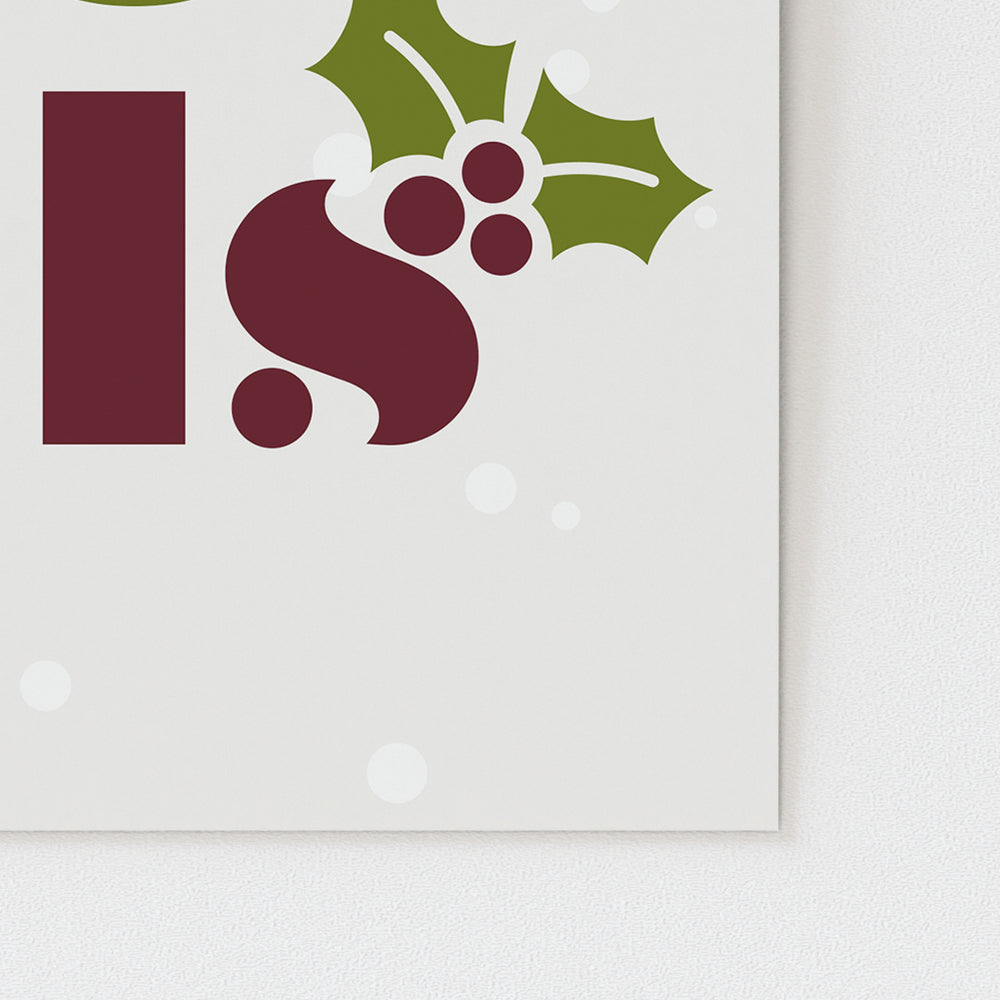 Deck The Halls | Nat King Cole - Holiday Song Lyrics Art Print