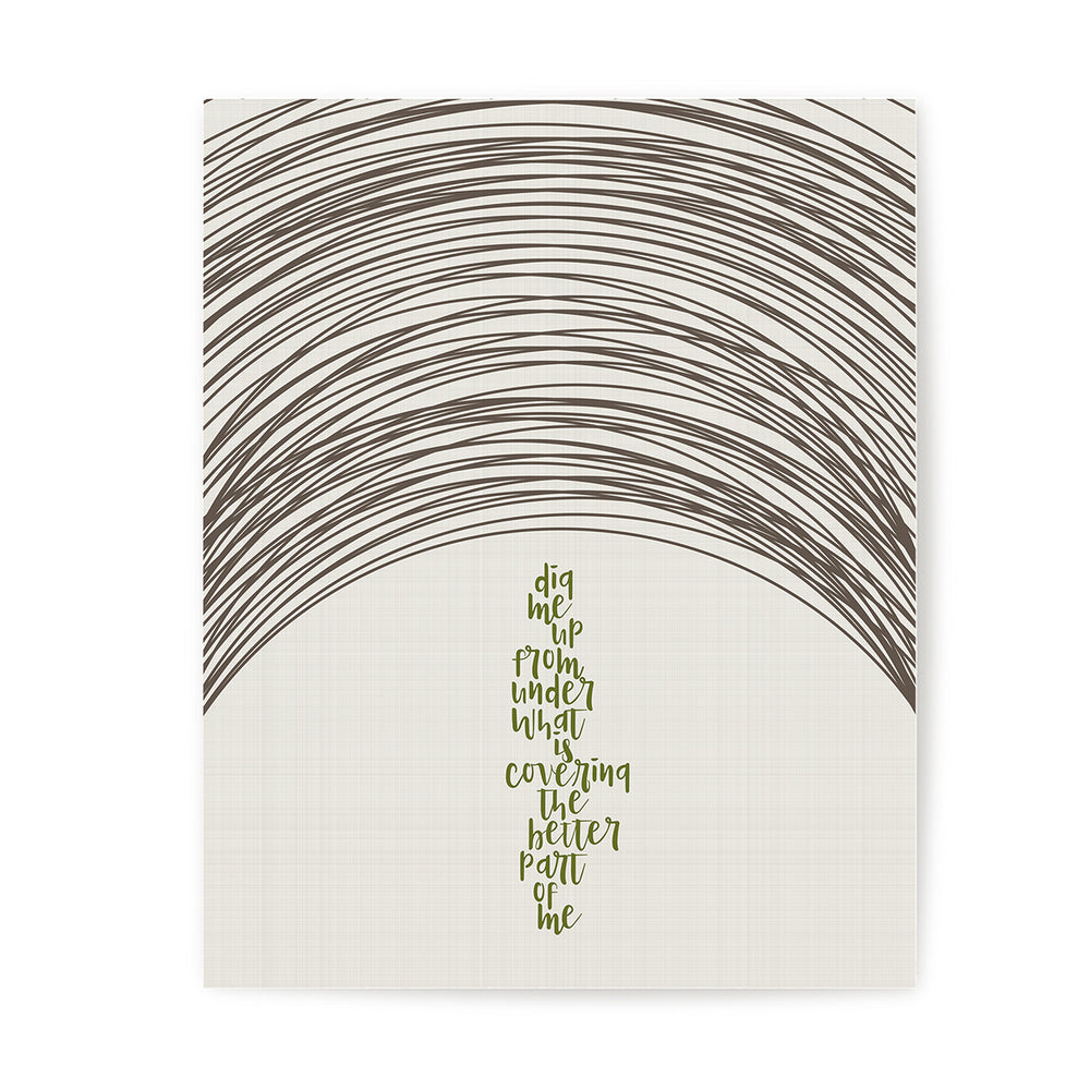 Dig | Incubus- Song Lyrics Art Print